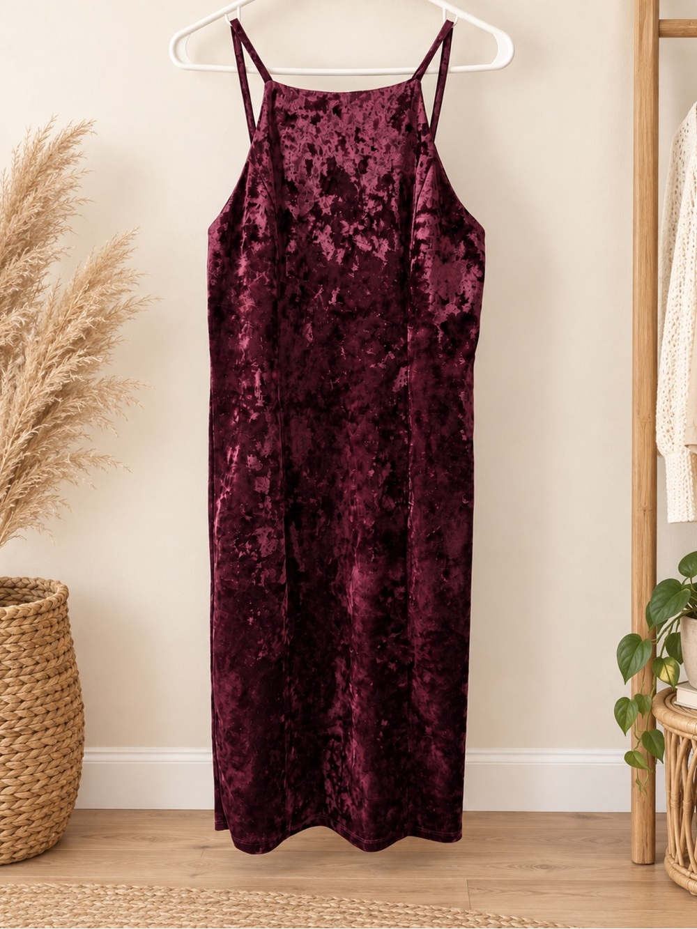 Forever 21 Crushed Velvet Mini Dress